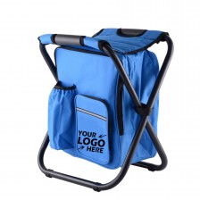 Portable Backpack Chair with Cooler Bag